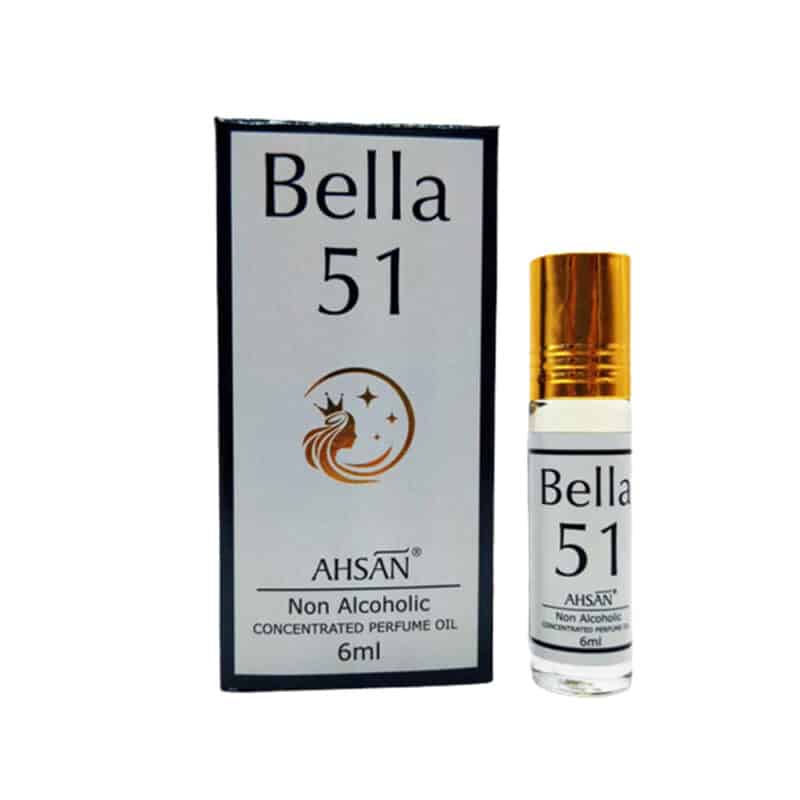 Ahsan Bella 51 Attar Concentrated Oil, Non-Alcoholic
