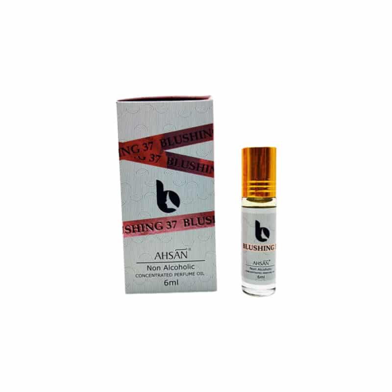 Ahsan Blushing 37 Attar Concentrated Oil, Non-Alcoholic